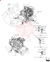 Схема (30SR-5) - COMPACT CRAWLER EXCAVATOR - ASN PW14-46519 (NA) (1/08-12/11) PW02P00025F1