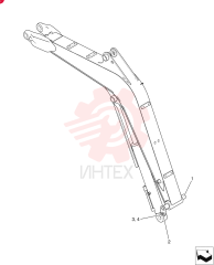 Схема (35SR-5) - COMPACT CRAWLER EXCAVATOR - ASN PX15-21105 (NA) (1/08-12/13) PX02B00168F1