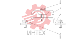 Узел зажима трубы (часть4) 09C0377 002