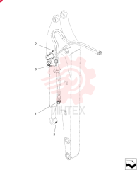 Hyd., Cylinder, (Bucket) PY43H00023F1