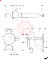 Схема (50SR-5) - COMPACT CRAWLER EXCAVATOR - ASN PJ06-09807 (NA) (1/05-12/11) PH30P00008F1 (2)