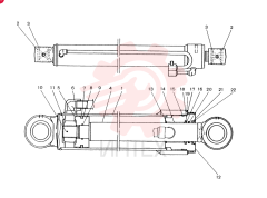 Схема (K903) - MARK II EXCAVATOR ASN LE7872 (1/88-12/03) 2438U703F1