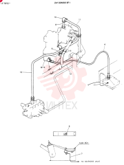 HYDR LINES,BRAKE PARAING (FOR NORTH EUROPE) 24100N5518F1