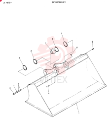 BUCKET ASSY,FINISHING 24100P2653F1