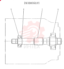 SHAFT ASSY (REAR) 2410R161F1