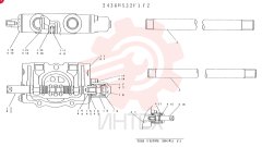 Схема (K903) - MARK II EXCAVATOR BTW LE6601 - LE7871 (1/88-12/03) 2436R532F1