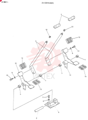 LEVER ASSY,CONTROL (FOR NORTH EUROPE) 24100N5493F2