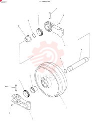 IDLER WHEEL 24100N2970F1