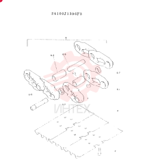 INSTAL, CRAWLER, TRACK 24100J1376F3