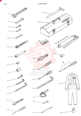 Схема (K903B) - EXCAVATOR ASN LE3401 (1/85-12/03) 24100N1695F12