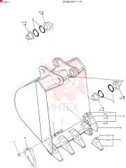 BUCKET ASSY  LE 3401 to LE 5489