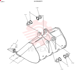 BUCKET ASSY 24100N2857F1