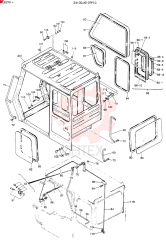 CAB ASSY, SEE FIGURE 01-001 24100J6107F10 (1)