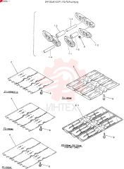 INSTAL,CRAWLER TRACK 24100J6103F1