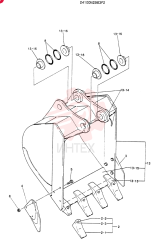 BUCKET ASSY, 0.35ft3