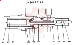VALVE ASSY, RELIEF 2436R771F1