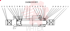 Схема (K904) - MARK II EXCAVATOR ASN YW1119 (1/88-12/03) 2438U1013F1