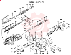 Схема (K904) - MARK II EXCAVATOR ASN YW1119 (1/88-12/03) 2436U1318F1
