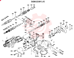 Схема (K904) - MARK II EXCAVATOR ASN YW1119 (1/88-12/03) 2436U1319F1