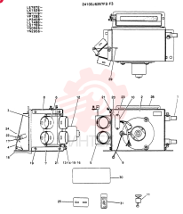 Схема (K904) - MARK II EXCAVATOR ASN YW1119 (1/88-12/03) 24100J6257F2