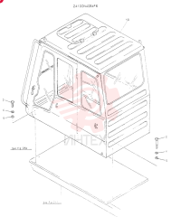 Схема (K904) - MARK II EXCAVATOR BTW YW0101 - YW1118 (1/88-12/03) 24100N4084F6
