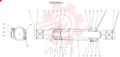 Схема (K904) - MARK II EXCAVATOR BTW YW0101 - YW1118 (1/88-12/03) 2438U992F1