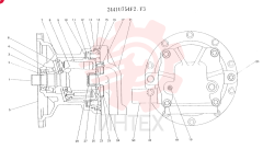Схема (K904) - MARK II EXCAVATOR BTW YW0101 - YW1118 (1/88-12/03) 2441U754F2