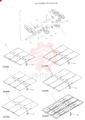 INSTAL, CRAWLER TRACK 24100J9306F1
