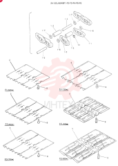 Схема (K904) - MARK II EXCAVATOR BTW YW0101 - YW1118 (1/88-12/03) 24100J6548F1
