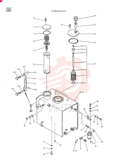 TANK ASSY, HYDR, Serial Range: LW5801--LW6442 24100N2013F2 (2)