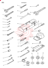 Схема (K904D) - EXCAVATOR ASN LW5801 (1/84-12/03) 24100N1695F23 (2)