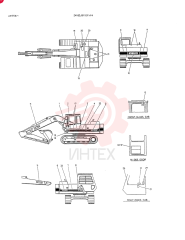 Схема (K904DL) - EXCAVATOR ASN LX1201 (1/84-12/03) 24100J5110F1