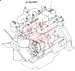ENGINE, LW251-001,FOR STD