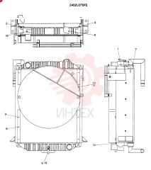 Схема (K904E) - EXCAVATOR ASN LW7801 (1/86-12/03) 2452U375F2