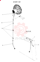 Схема (K904E) - EXCAVATOR ASN LW7801 (1/86-12/03) 24100P1119F1