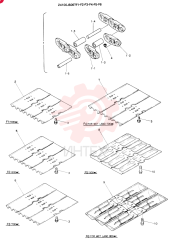 INSTAL,CRAWLER TRACK 24100J6067F1