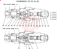 Схема (K904L) - MARK II EXCAVATOR ASN LX1526 (1/88-12/03) 2436R684F1