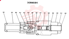 Схема (K904L) - MARK II EXCAVATOR ASN LX1526 (1/88-12/03) 2436R818F1