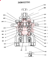 Схема (K904L) - MARK II EXCAVATOR ASN LX1526 (1/88-12/03) 2436U1277F1