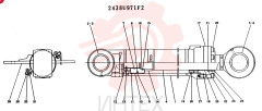 Схема (K904L) - MARK II EXCAVATOR ASN LX1526 (1/88-12/03) 2438U971F2