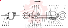 Схема (K904L) - MARK II EXCAVATOR ASN LX1526 (1/88-12/03) 2438U989F1