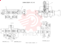 Схема (K904L) - MARK II EXCAVATOR BTW LX1501 - LX1525 (1/88-12/03) 2436U1252F1 (1)