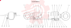 Схема (K904L) - MARK II EXCAVATOR BTW LX1501 - LX1525 (1/88-12/03) 2438U989F1