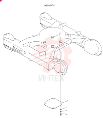 Схема (K904L) - MARK II EXCAVATOR BTW LX1501 - LX1525 (1/88-12/03) 2422P1179