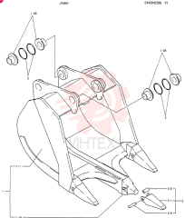 BUCKET    ASSY 24100N2355F1