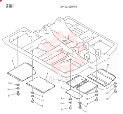 Схема (K905) - MARK II EXCAVATOR BTW LP2401-LP3407 (1/00-12/03) 24100J9387F2