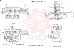 Схема (K905) - MARK II EXCAVATOR BTW LP2401-LP3407 (1/00-12/03) 2436U1252F1 (1)