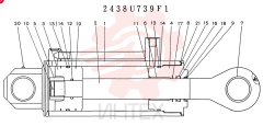 CYLINDER   ASSY 2438U739F1