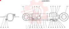 Схема (K905) - MARK II EXCAVATOR BTW LP2401-LP3407 (1/00-12/03) 2438U989F1