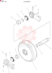 IDLER WHEEL 24100N2924F1